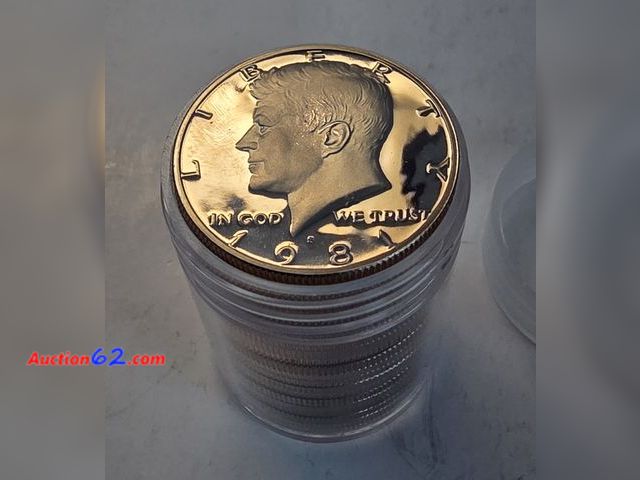 Lot 44-8379w - ROLL OF 20 MIXED DATE KENNEDY PROOF HALF DOLLARS. $10 FACE! - NT