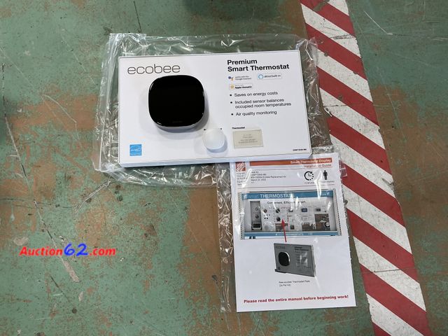 Lot 44-517p - Retail value $140- Smart Thermostat Essential- (Display Model) Occupancy Sensor is hollow does not actually work Appears New, A basic inspec...