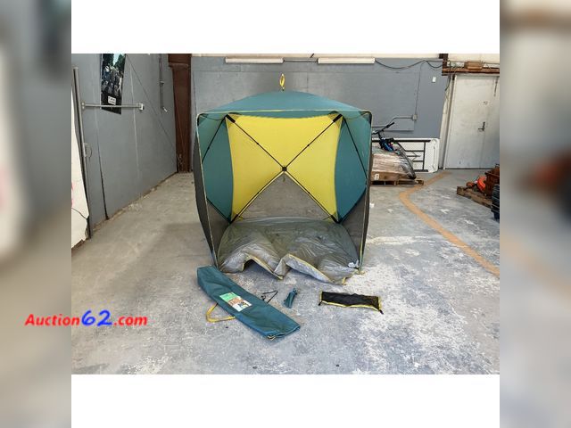 Lot 44-1511 - Beach Shelter Yellow - 4 Hub Shelter - Embark™: Outdoor Sun Protection, UPF 50+ E-Commerce Return, A basic inspection has been given to this...