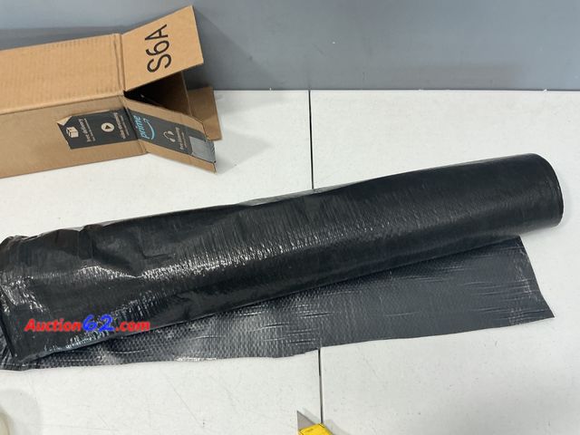 Lot 44-2578a - Amazon Basics Black Landscape Fabric Roll- Unknown Size Appears New, A basic inspection has been given to this item. Sold AS-IS. See All Pho...