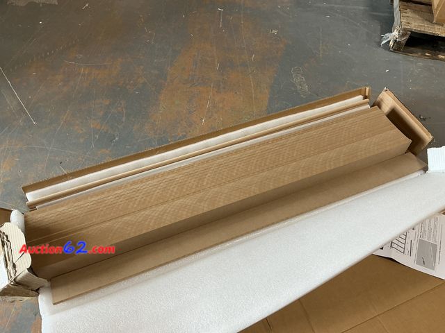 Lot 44-782a - $150 Retail price - MDF Wainscot Wall Panel Kits - Baseboard See All Photo's Not Tested E-Commerce Return, A basic inspection has been given...