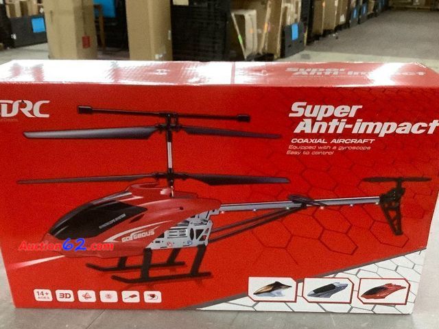 Lot 44-3023f - Remote Control Helicopter - 4DRC Super Anti-Impact Coaxial Aircraft, Equipped with a gyroscope, Easy to Control - Remote Control Helicopter ...