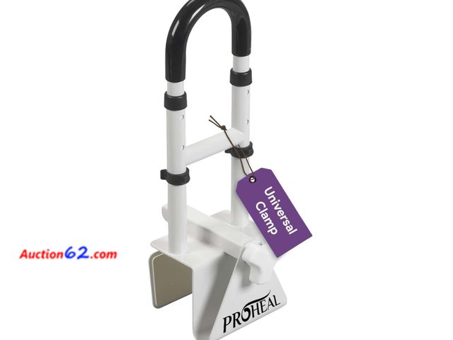 Lot 44-1988 - Adjustable Bathtub Grab Bar for Seniors and Fall Risk Patients - Safety Handle Rail for Fall Prevention E-Commerce Return, A basic inspectio...