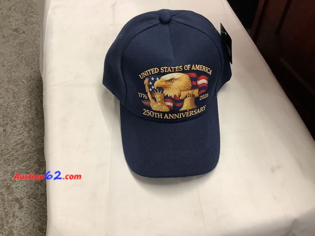 Lot 44-6070w - Navy Blue United States Of 250th Anniversary 1776-2026 Hat. New. See All Photo's Not Tested Never opened, Factory Sealed