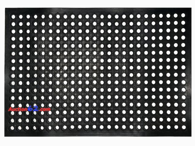 Lot 44-892 - Nexboraque 2 Pack Anti Fatigue Rubber Floor Mats 24 x 36 Inch Non-Slip Restaurant Door Mat Drainage Mat for Indoor Outdoor Wet Area Pool Ent...