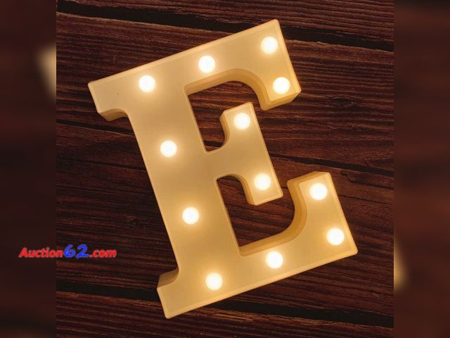 Lot 44-2630f - MUMUXI Marquee Light Up Letters | Large Light Up Numbers | Battery Powered and Bright with Every Letter of The Alphabet | for Wedding, Birth...