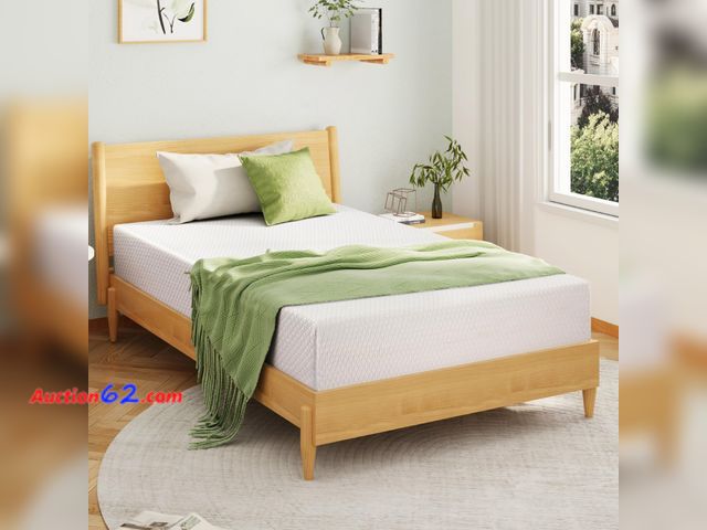 Lot 44-777a - $137.62 Retail price - EGOHOME Full Size Memory Foam Mattress, 8 Inch Bed Mattress in A Box with Cooling Green Tea Gel, Pressure Relief with...