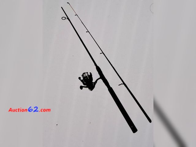 Lot 44-7073m - Ozark Trail grit stick spinning fishing rod and reel combo 6'6" 2-piece medium Appears New, A basic inspection has been given to this item. ...