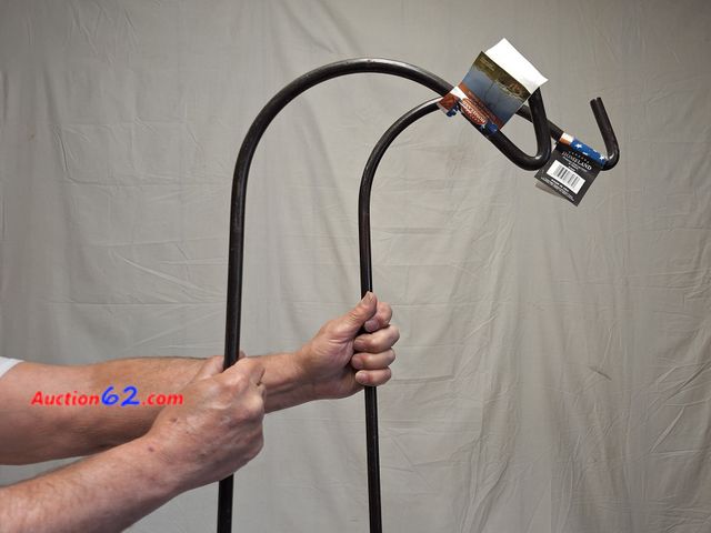 Lot 44-7184j - Lot of (2) 68 inch heavy-duty Homeland Shepherd hook E-Commerce Return, A basic inspection has been given to this item. Sold AS-IS.