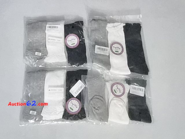 Lot 44-3002j - New Lot of 4 (3 Packs) - Cozy Way Newborn-6 Months Socks - See Pictures for style and colors -