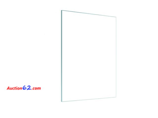 Lot 44-4063w - Virelix 16" x 20" Rectangle Tempered Glass Table Top, Clear Surface 1/4" Thick Flat Polished Edge for Furniture Protection Patio Dining Coff...