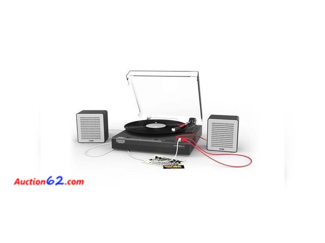 Lot 44-2682 - $149 Retail price - Stranger Things WSQK Record Player Appears New, A basic inspection has been given to this item. Sold AS-IS. Not Tested S...