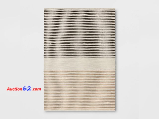 Lot 44-837 - $180 Retail price - 7'x10' Color Block Braided Outdoor Area Rug Ivory -Threshold See All Photo's Not Tested E-Commerce Return, A basic inspe...