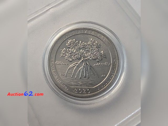 Lot 44-8315g - **LOW MINTAGE AND VERY HARD TO FIND** 2019-WEST POINT MINT SALT RIVER BAY NATIONAL PARK QUARTER. - NT