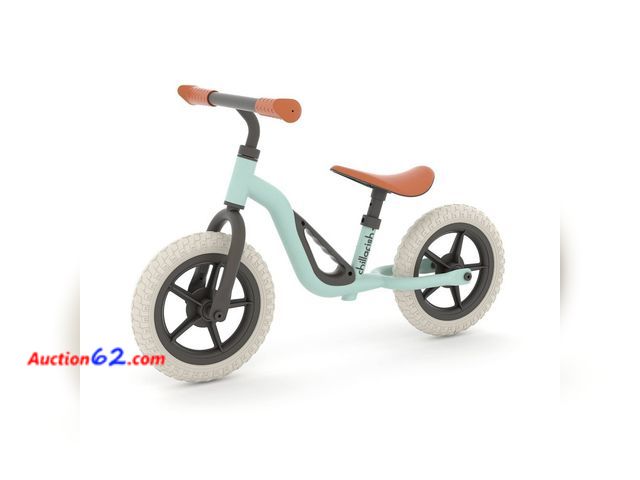 Lot 44-1755j - Chillafish Charlie Breeze 10" Kids' Balance Bike - Mint Green: Adjustable Handlebar &amp; Seat Not Tested See All Photo's Appears New, A bas...
