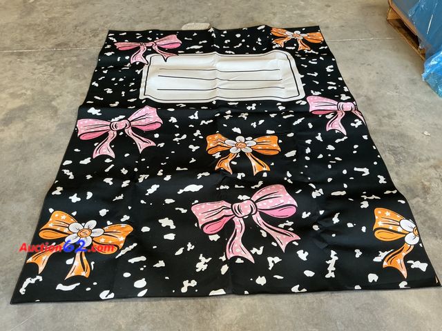 Lot 44-104m - Notebook Design Area Rug Mat Black Pink Orange Bows See All Photo's E-Commerce Return, A basic inspection has been given to this item. Sold ...