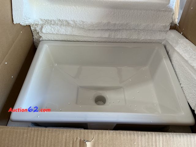 Lot 44-4041m - $150 Retail price - AMASHEN Bathroom Sink See All Photo's Appears New, A basic inspection has been given to this item. Sold AS-IS.