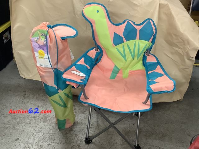 Lot 44-7581p - Lot of 2 children’s outdoor camp chairs 1 missing bag.  E-Commerce Return, A basic inspection has been given to this item. Sold AS-IS. See A...