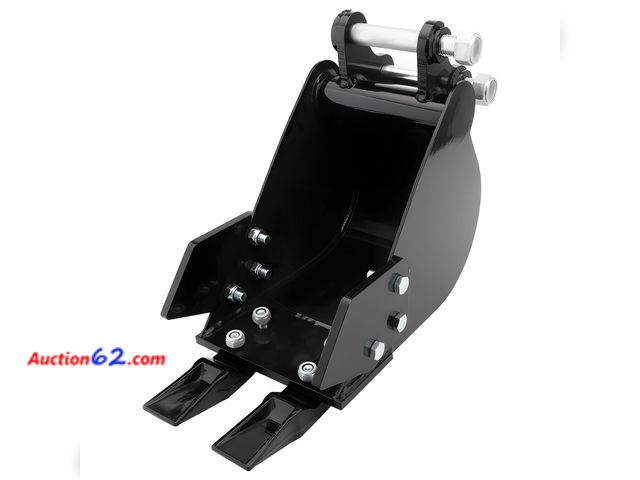 Lot 44-781a - $178.99 Retail price - Mini Excavators Bucket 200mm(7.87in) Narrow Digging Attachments up to 3 Tons - Hole Diameter 0.98in, Center Wheelbase...