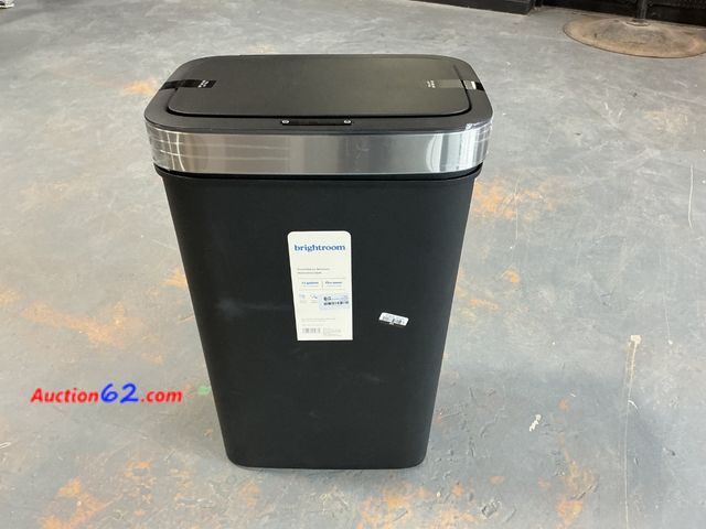 Lot 44-983j - Brightroom Touchless Motion 13 Gallon Wastebasket See All Photo's E-Commerce Return, A basic inspection has been given to this item. Sold AS...