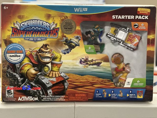Lot 44-7613b - Skylanders superchargers racing starter pack for Wii. New.ages 6+ 5. Not Tested 13. Never opened, Factory Sealed