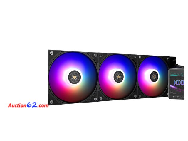 Lot 44-1605n - $243.4 Retail price - Thermalright Grand Vision 360 ARGB Black All in One CPU Cooler - 360mm Appears New, A basic inspection has been given ...