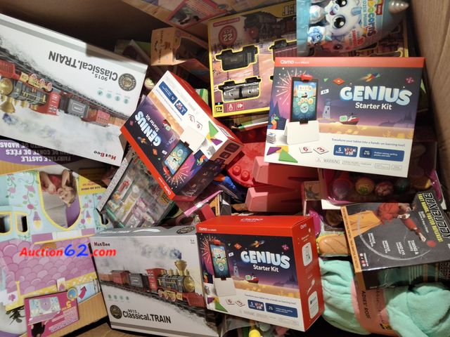 Lot 44-7243f - Extra Large box of new and used toys E-Commerce Return, A basic inspection has been given to this item. Sold AS-IS.