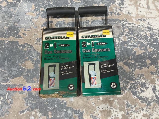 Lot 44-1590t - Guardian Rural King 2-in-1 Deluxe Can Crusher - Includes Bottle Opener Not Tested See All Photo's