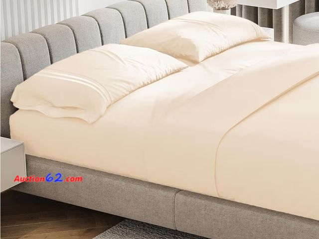 Lot 44-6642t - Ktlt Cal King Sheet Set - 4 Piece Bedding Sheets &amp; Pillowcases - Hotel Luxury Bed Sheets, Extra Soft Bed Sheets - 15" Deep Pocket Sheets...