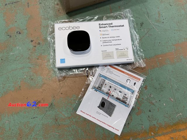 Lot 44-525p - Retail value $140- Smart Thermostat Essential- (Display Model) Appears New, A basic inspection has been given to this item. Sold AS-IS. See ...