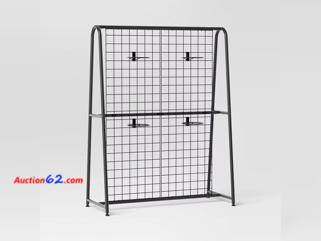 Lot 44-301p - Retail of $175- A-Frame Patio Decorative Screen Black 1.83'x5.41'x4.25' - Room Essentials™- Never Opened  Appears New, A basic inspection ha...