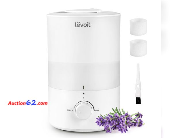 Lot 44-9065m - Retail of $38-LEVOIT Humidifier for Bedroom, Quiet, 3L Cool Mist, Essential Oil Diffuser Appears New, A basic inspection has been given to t...