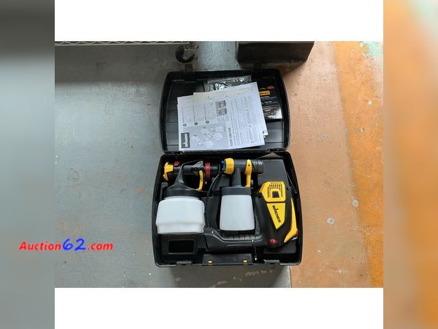 Lot 44-748i - $140 Retail price - Wagner Flexio 2500/3500 Paint Sprayer, Includes Accessories and Case Not Tested See All Photo's E-Commerce Return, A bas...