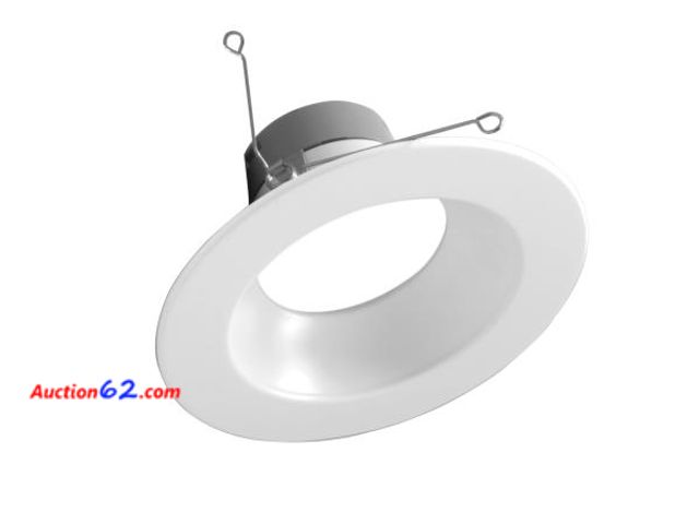 Lot 44-4034p - NICOR Lighting DLR566091203KWH DLR56(v6) 5/6-inch White 900 Lumen 3000K Recessed LED Downlight - 1. Appears New, A basic inspection has been...