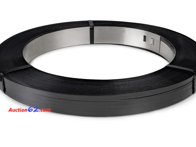 Lot 44-63b - Retail value of $319- IDL Packaging 1/2" x.020% x 2800' Regular-Duty Steel Strapping Coil (1180 Ibs Break Strength) - Painted and Waxed - Su...