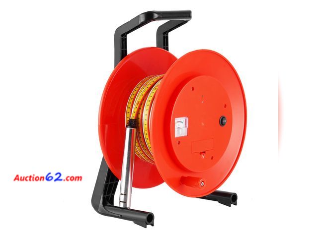 Lot 44-1645e - $437.84 Retail price - YJINGRUI 98ft/30m Water Level Meter, Water Well Measurement, Water Level Gauge with Fixed Probe and Steel Tape (Diame...