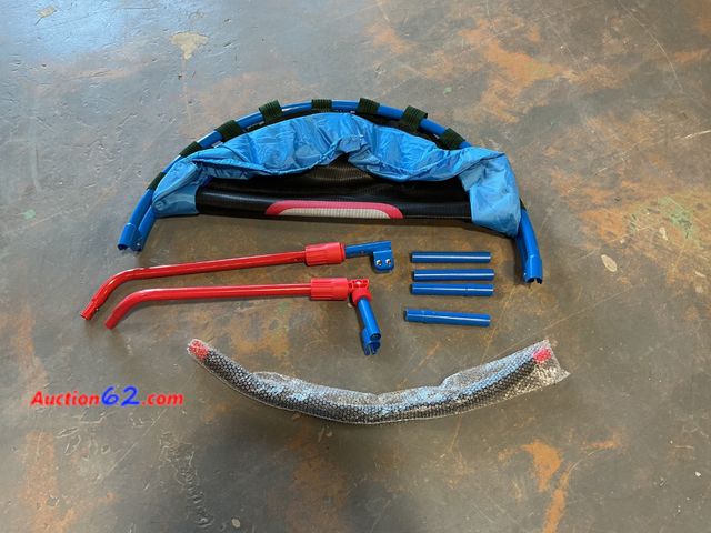 Lot 44-1641 - $138.27 Retail price - Missing rubber knobs for bottom of legs- Little Tikes Easy Store 3' Trampoline For unisex-children, 36.00 L x 36.00 W...