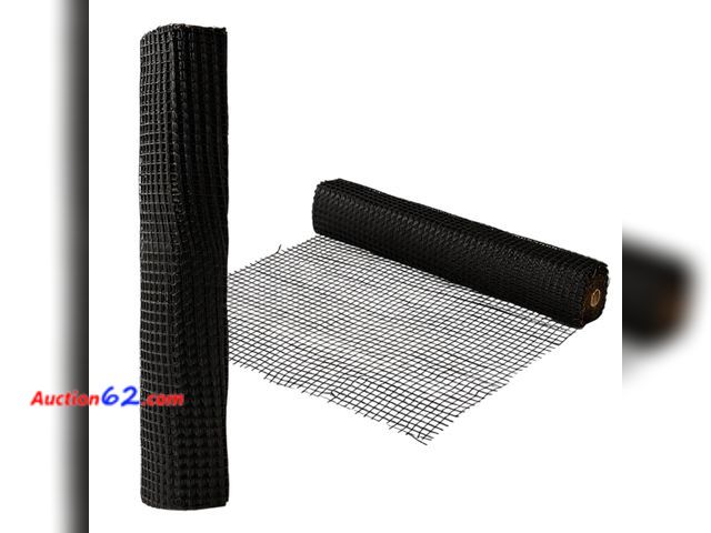 Lot 44-234 - $125.99 Retail price - veonly Geogrid Roll, 4ft x 164ft Fiberglass Geogrid for Retaining Walls, Slopes, Driveways Stabilization, Universal G...