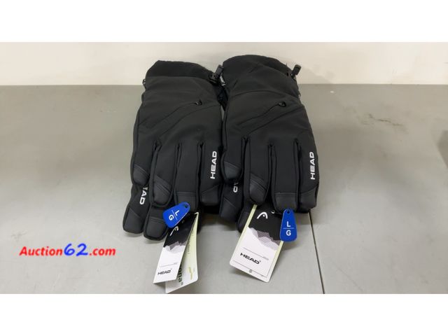 Lot 44-1676j - HEAD Ski Gloves - Size L Not Tested See All Photo's E-Commerce Return, A basic inspection has been given to this item. Sold AS-IS.