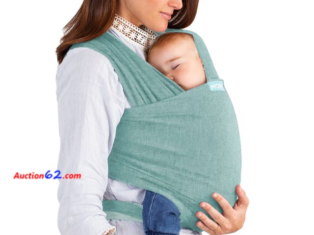 Lot 44-9145i - Moby Wrap Baby Carrier E-Commerce Return, A basic inspection has been given to this item. Sold AS-IS.