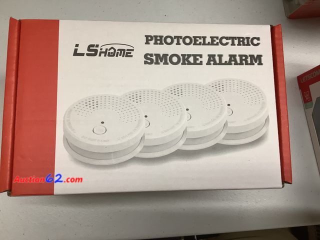 Lot 44-6136e - LS Home Photoelectric Smoke Alarm, 4 Pack. Appears New, A basic inspection has been given to this item. Sold AS-IS. See All Photo's Not Test...