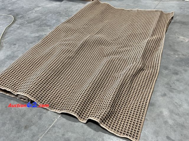 Lot 44-294 - Woven Area Rug - Natural Fiber with Geometric Pattern See All Photo's E-Commerce Return, A basic inspection has been given to this item. Sol...