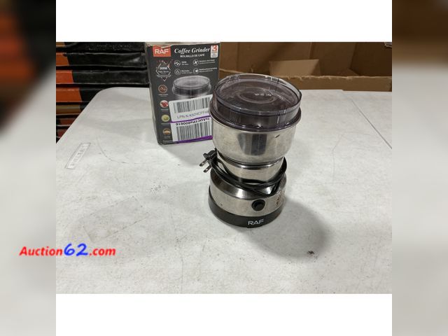 Lot 44-1112j - Electric Coffee Grinder,Multifunctional Coffee Bean Grinder,Food Grade 18/10 Stainless Steel Blades,Lightweight Design,Suitable for Beans,Sp...