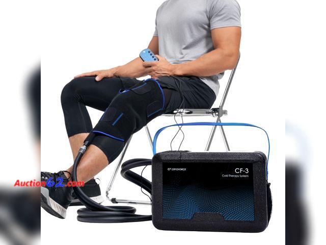 Lot 44-2552e - $249 Retail price - CRYOFORCE CF-3 Pro Cold Therapy Machine, Ice Machine for Knee &amp; Shoulder Appears New, A basic inspection has been gi...