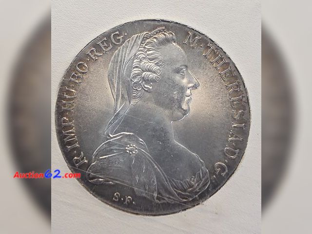 Lot 44-8406w - BIG MARIA THERESA SILVER RESTRIKE COIN WITH LOTS OF SILVER. WEIGHS .9 TROY OUNCES. SILVER IS NOW OVER $52 AN OUNCE! Features: made of .833 f...