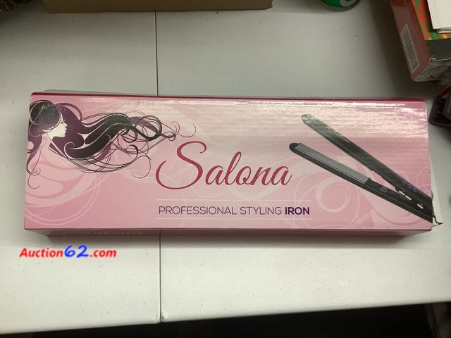 Lot 44-6018f - Salons Professional Styling Iron, Appears New, A basic inspection has been given to this item. Sold AS-IS. See All Photo's Not Tested