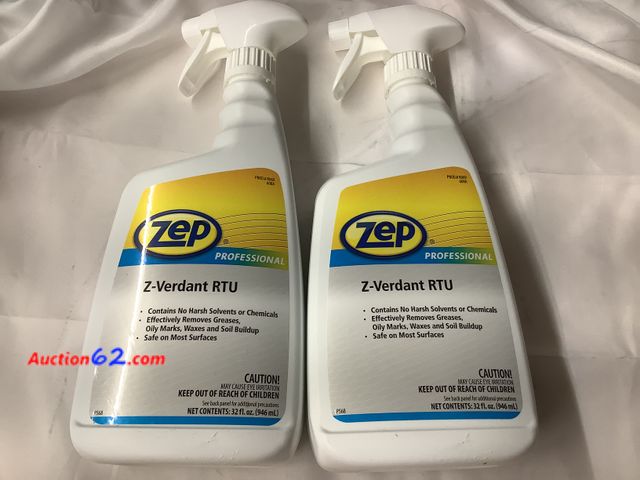 Lot 44-7599t - Lot of 2 bottles of Zep Z-Verdant RTU 32oz per bottle. NEW. Amazon $59.57 each. See All Photo's Not Tested Never opened, Factory Sealed