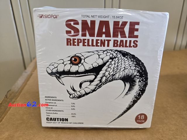 Lot 44-6535r - Siopoi Snake Repellent Balls 18 Pack 15.84oz Never opened, Factory Sealed