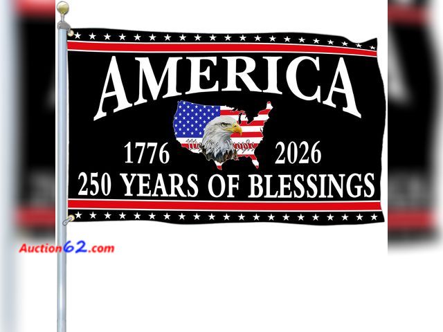 Lot 44-710 - Aroxtms 250 Anniversary USA Flag 3x5 Ft 250 Merchandise Decorations 250th Year American Anniversary Flag 4th of July We The People 1776 Patr...