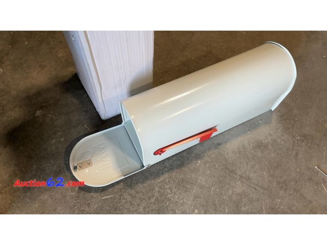 Lot 44-4054a - BlissBoard White Mailboxes for Outside Post Mount, Galvanized Steel Metal Mailbox, Standard Size, 20 x 8.7 x 6.7 Inches E-Commerce Return, A...